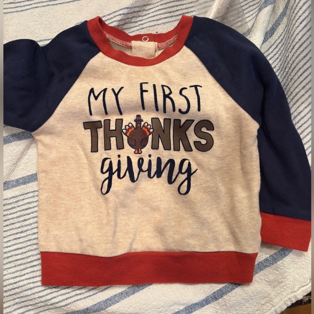 First Thanksgiving Shirt 12 months